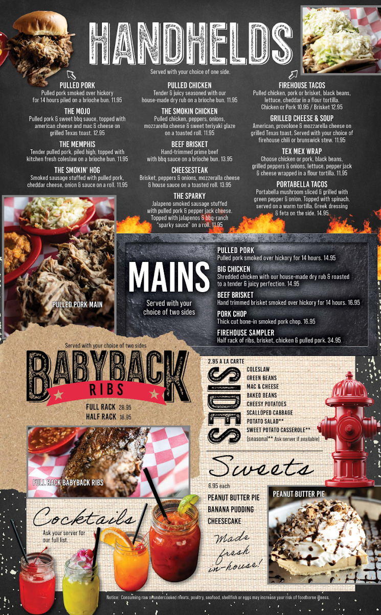 Menu - Firehouse Bbq And Blues photo 2