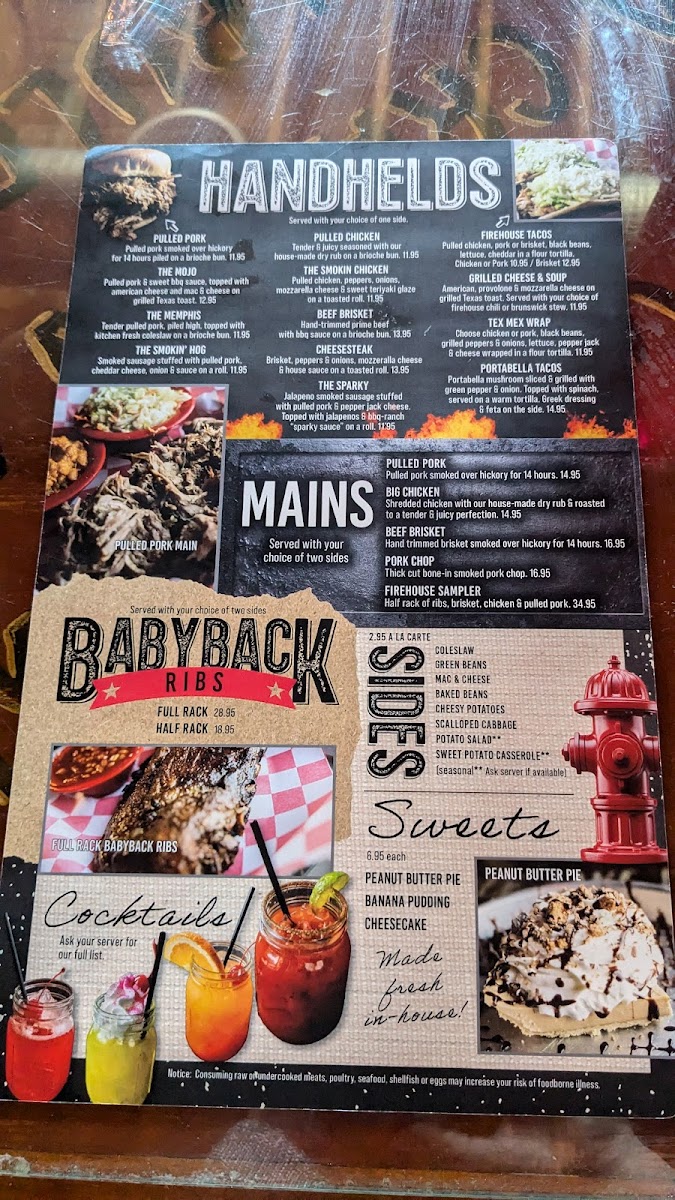 Menu - Firehouse Bbq And Blues photo 3